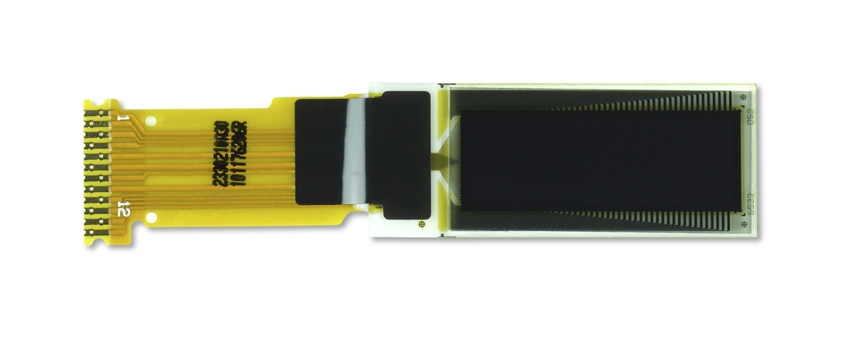 0.8" White OLED USMP-P23302 Front 0.8" White OLED USMP-P23302 Front